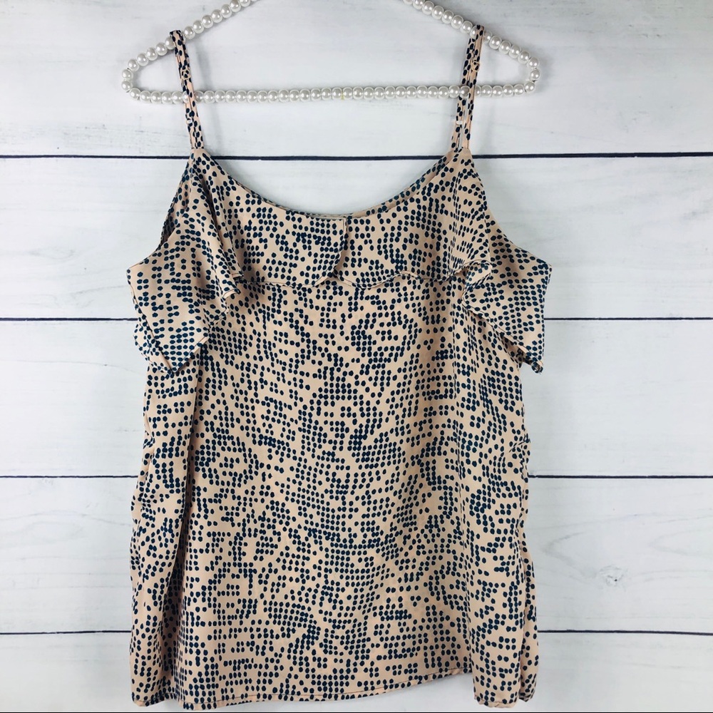 COLLECTIVE CONCEPTS | Straps Polka Dot Blouse